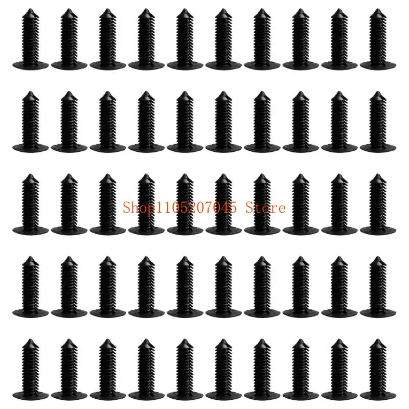 37cd Universal Vehicle Trim Fastener Clips Plastic Anti Loose Barbed Rivets For Cabriolet MPV Pickup