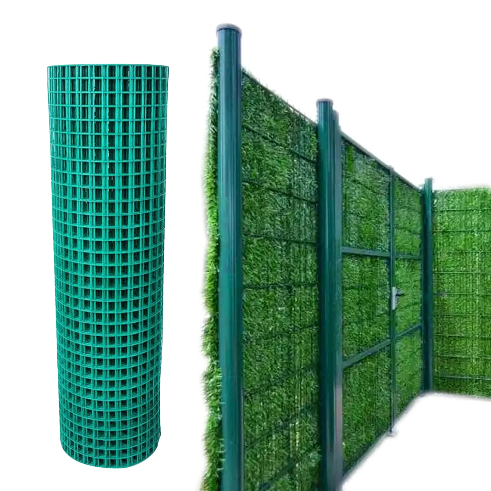 Garden Mesh Netting Poultry Netting Fencing For Yard Garden Fence Roll Reusable Protection Net Mesh Green Heavy Duty Trellis