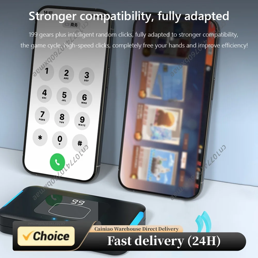 S100 Bluetooth Auto Screen Clicker Smart Phone Wireless Auto Clicking Device 199 Gear Mute Click Simulator For All Smart Phone