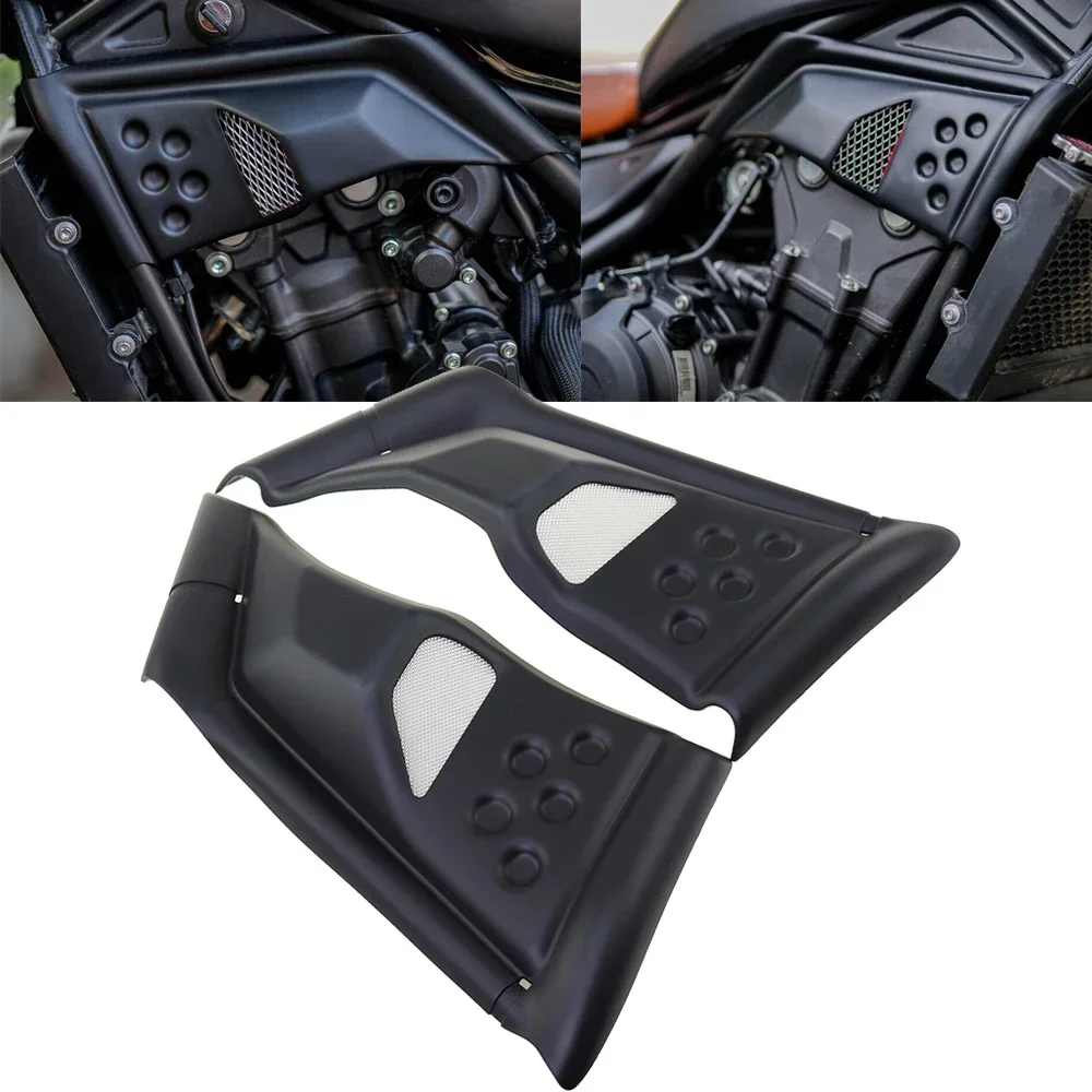 

Motorcycle Air Slide Spoiler Side Fairing Engine Guard Cover For Honda REBEL 300 500 CMX300 CMX500 2017 2018 2019 2020 2021 2022