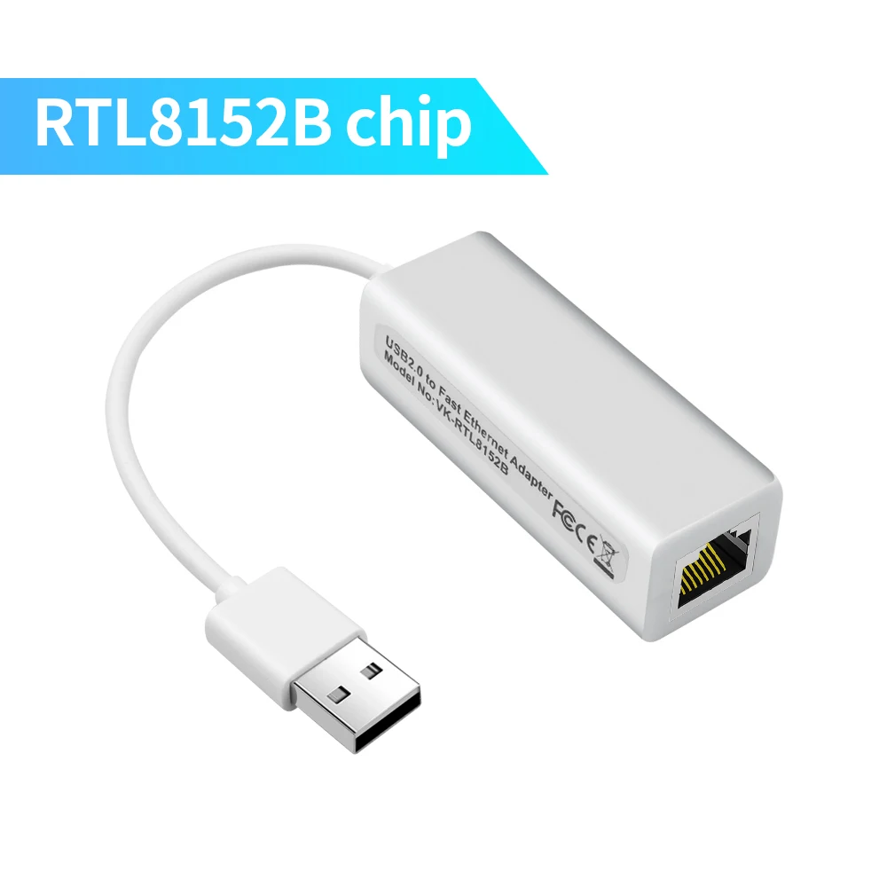 USB to RJ45 Wired Network Card USB 2.0 LAN Ethernet Adapter 10/100Mbps USB2.0 Network Adapter for Win 98SE/ME/2000/XP/Vista/7