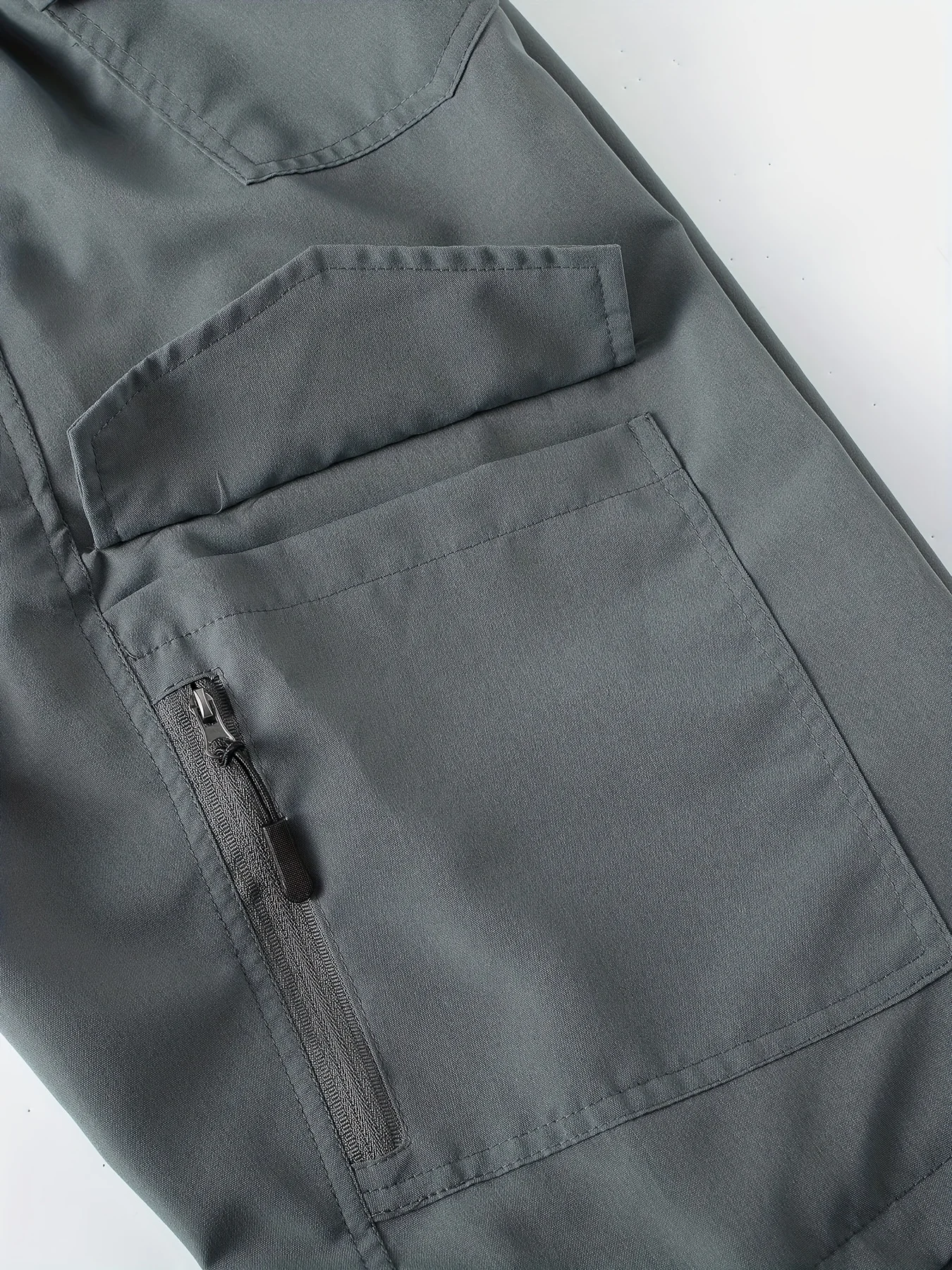 Celana Hiking Pria Celana Konvertibel Cocok untuk Memancing Berlari Celana Cargo Pria dengan Ritsleting yang Dapat Dilepas Celana Kerja yang Tahan Lama