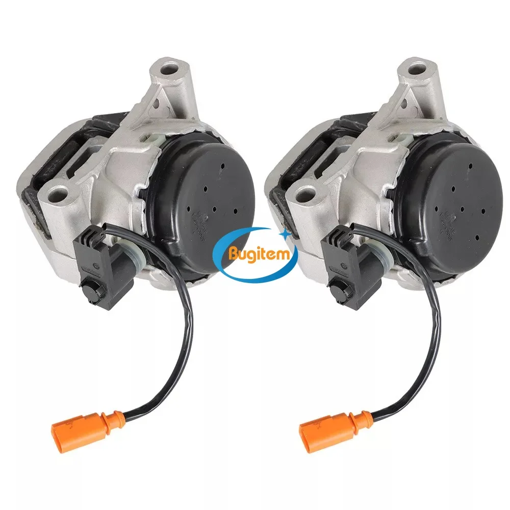 左右のエンジン取り付けブラケット,4g0199381nt,audi a6 a7 quattro 3.0l v6 a/t 2012-2018 4g0199381le 4g0199381le,2個