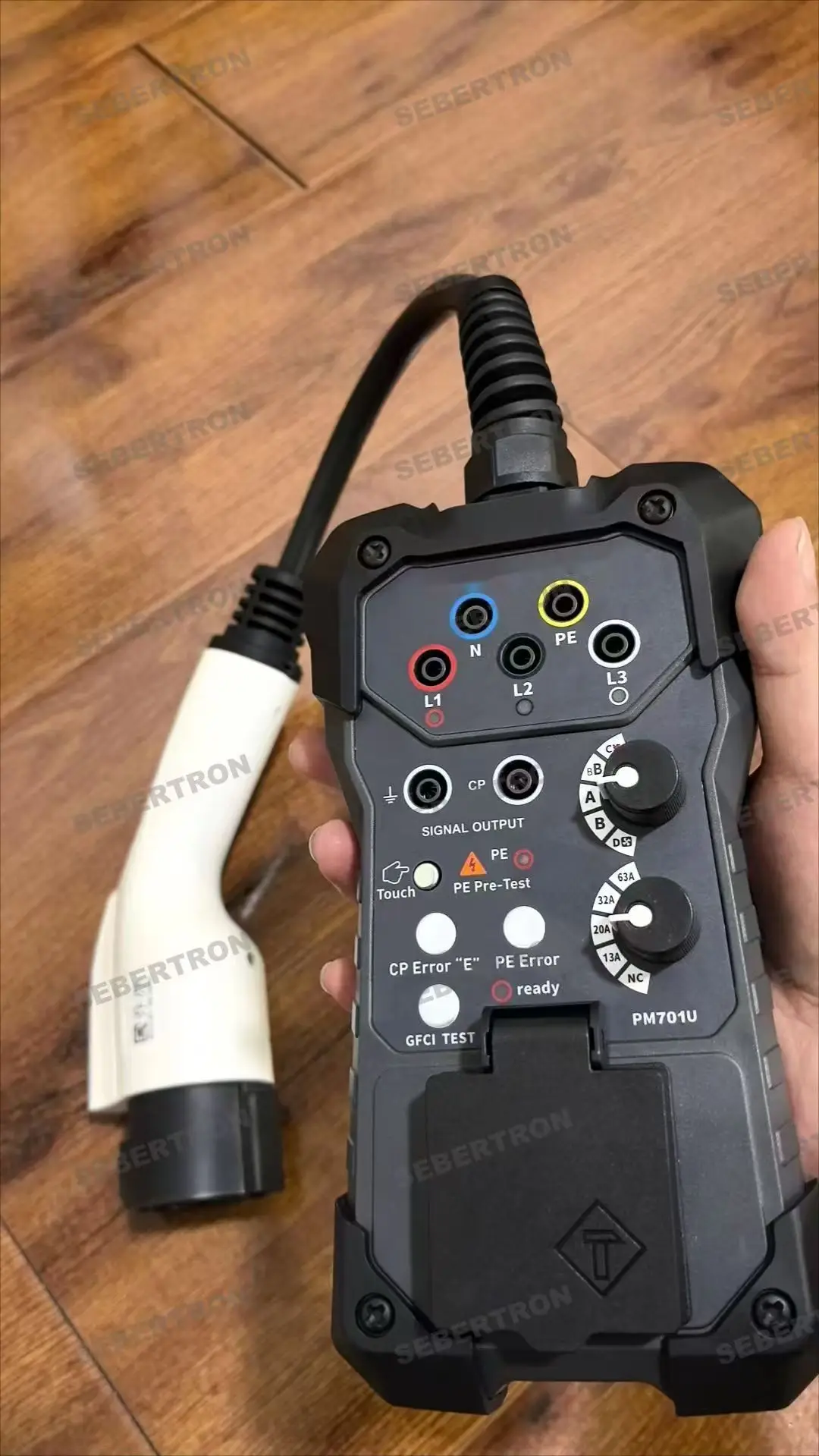 Handheld Charging Pile Detector PM701E Fault Detection Tool European US Standard
