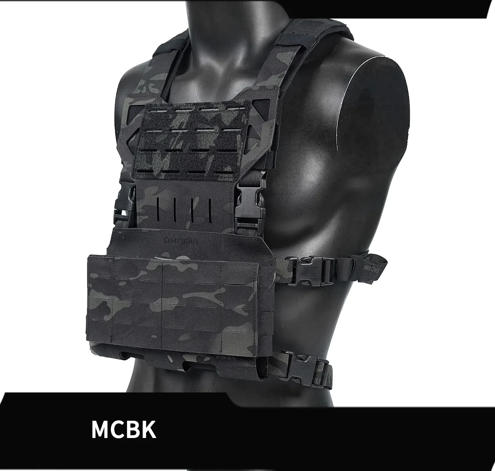 

Tactical Chest Rig Tactical Vest for Airsoft, Outdoor & Paintball, Gear Equipment Plate Carrier Hunting