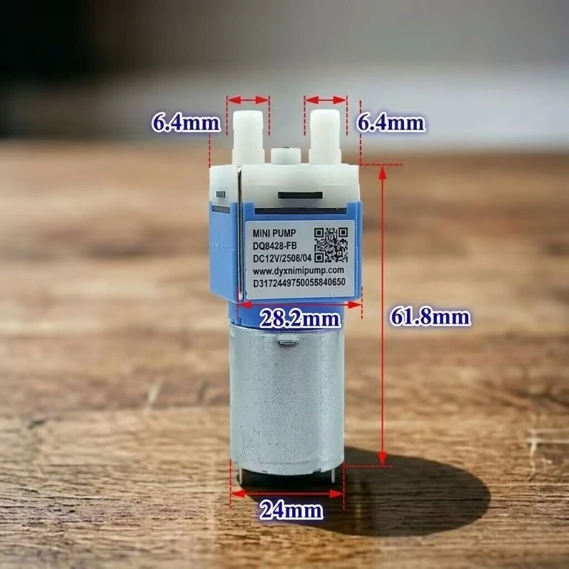 DQB428-FB 28mm Vacuum Diaphragm Pump DC 6V-12V 370 Motor Negative Pressure Suction Pump  DIY Inflator Air Oxygen Transfer