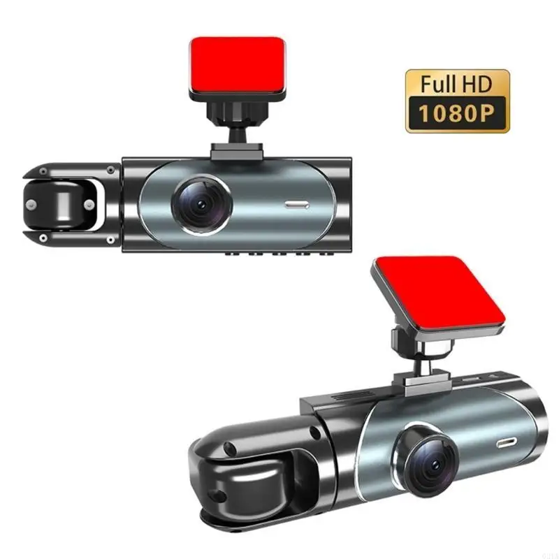 

Automotive Dashboard Driving Recorder with 3 Cameras, Expandable Memory Support
