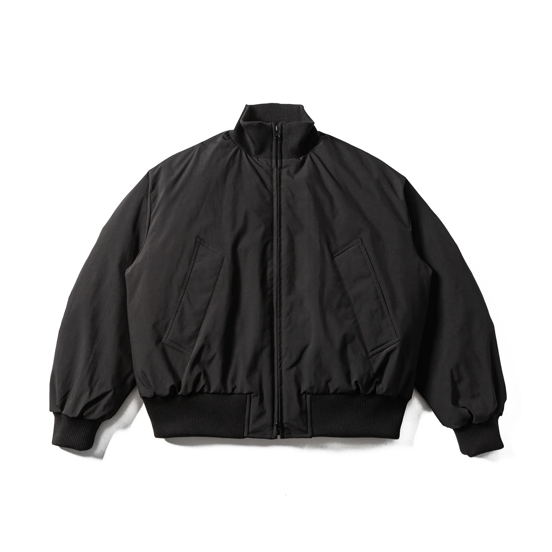 النمط الياباني الحد الأدنى الرجعية 90 بطة بيضاء أسفل سترة الرجال كلينفيت الراقية أسفل معطف سميك #4