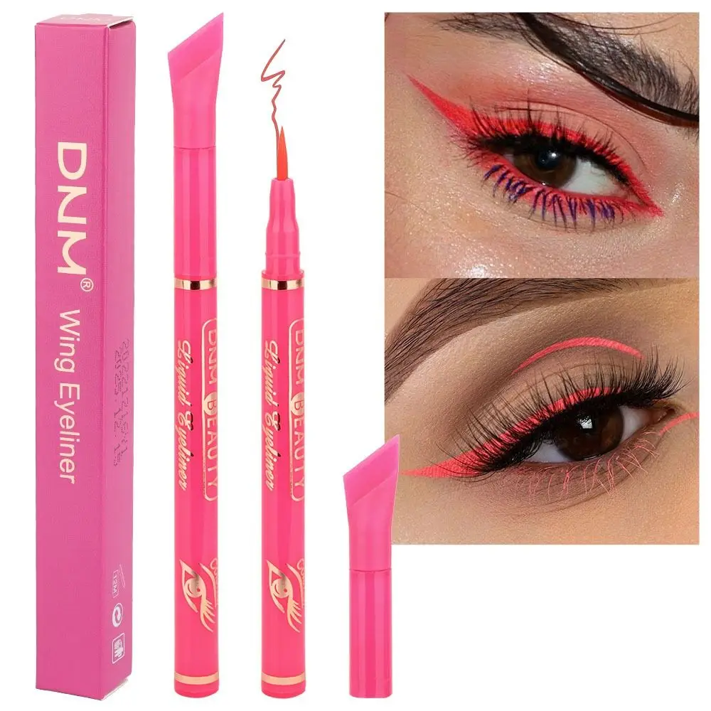 Waterproof Colored Eyeliner Smooth Ultra-thin Long-lasting Matte Liquid Eyeliner Pen Quickly Drying Easy To Apply Eye Makeup Pen
