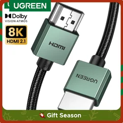 UGREEN HDMI-compatible Cable 8K/60Hz Video Cables for TV Xiaomi Box Splitter Switcher 3D HDCP Computer Laptops Displays Cord