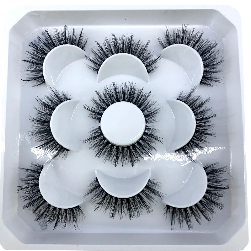 Neue 5 Paar 8-25mm Natürliche 3D Falsche Wimpern, Kunstwimpern Make-up-Set, Nerzwimpern-Verlängerung, Nerzwimpern – Detail 21