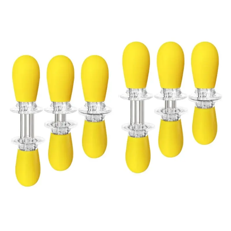 [B25B!】 Corn Holders 6 Pairs Stainless Steel Corn Cob Holders Corn On The Cob Skewers For Home Cooking BBQ Parties Camping