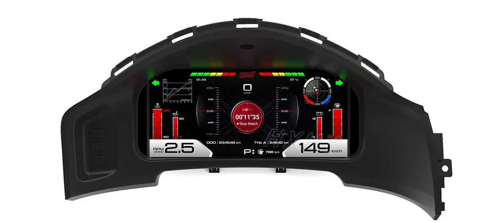 2026 Latest Original Car Digital LINUX Instrument Cluster LCD Speedmeters For Toyota 86/Subaru BRZ 2013-2019 Dashboard player