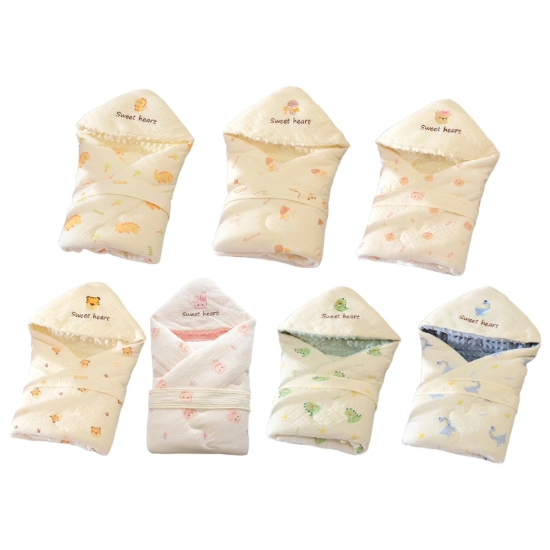 

Cotton Blanket Swaddles Wraps Quilt Stroller Blankets Baby Muslin Swaddles Blankets Cover for Toddler Newborn W3JF