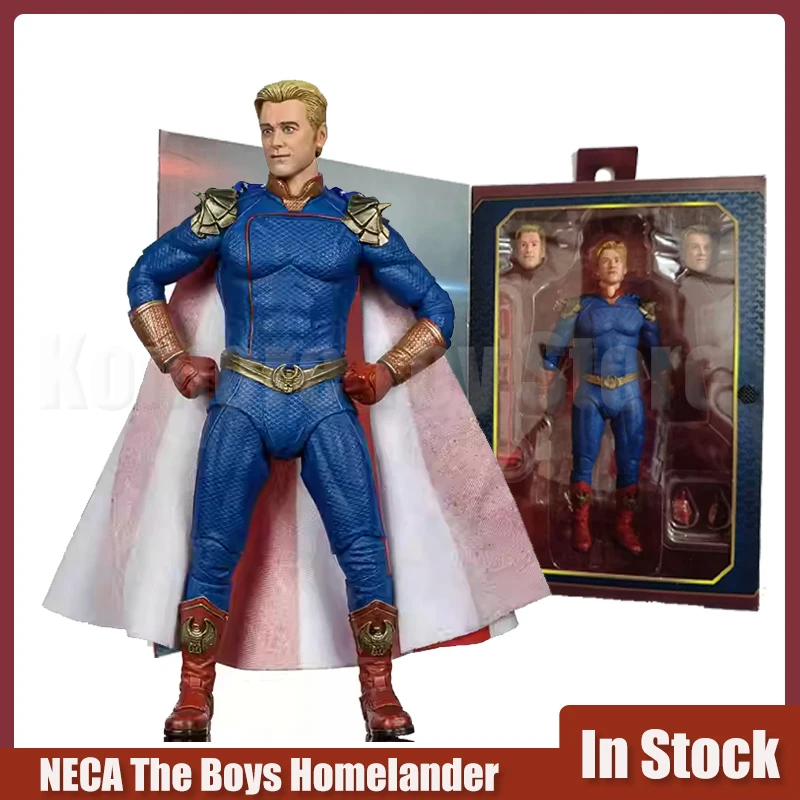 Neca The Boys Figure Homelander شخصيات الحركة بطل السوبر المشترك المنقولة نموذج دمية جمع مكتب الديكور اللعب هدية عيد ميلاد