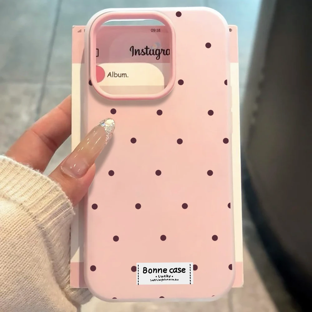 Für Xiaomi Redmi 17 Pro Max Hüllen Niedliche Einfache Polka Dots Silikonhülle Für Redmi Mi 11 Lite 5G 14T Pro 15T Pro 17 Pro INS Funda – Detail 5