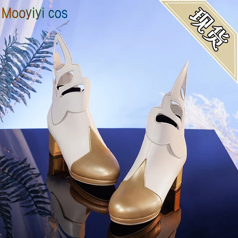 

Genshin Impact Lumine Cosplay Shoes Halloween Christmas Role Playing Party Comic Exhibition Game Anim 36-39 New in stock