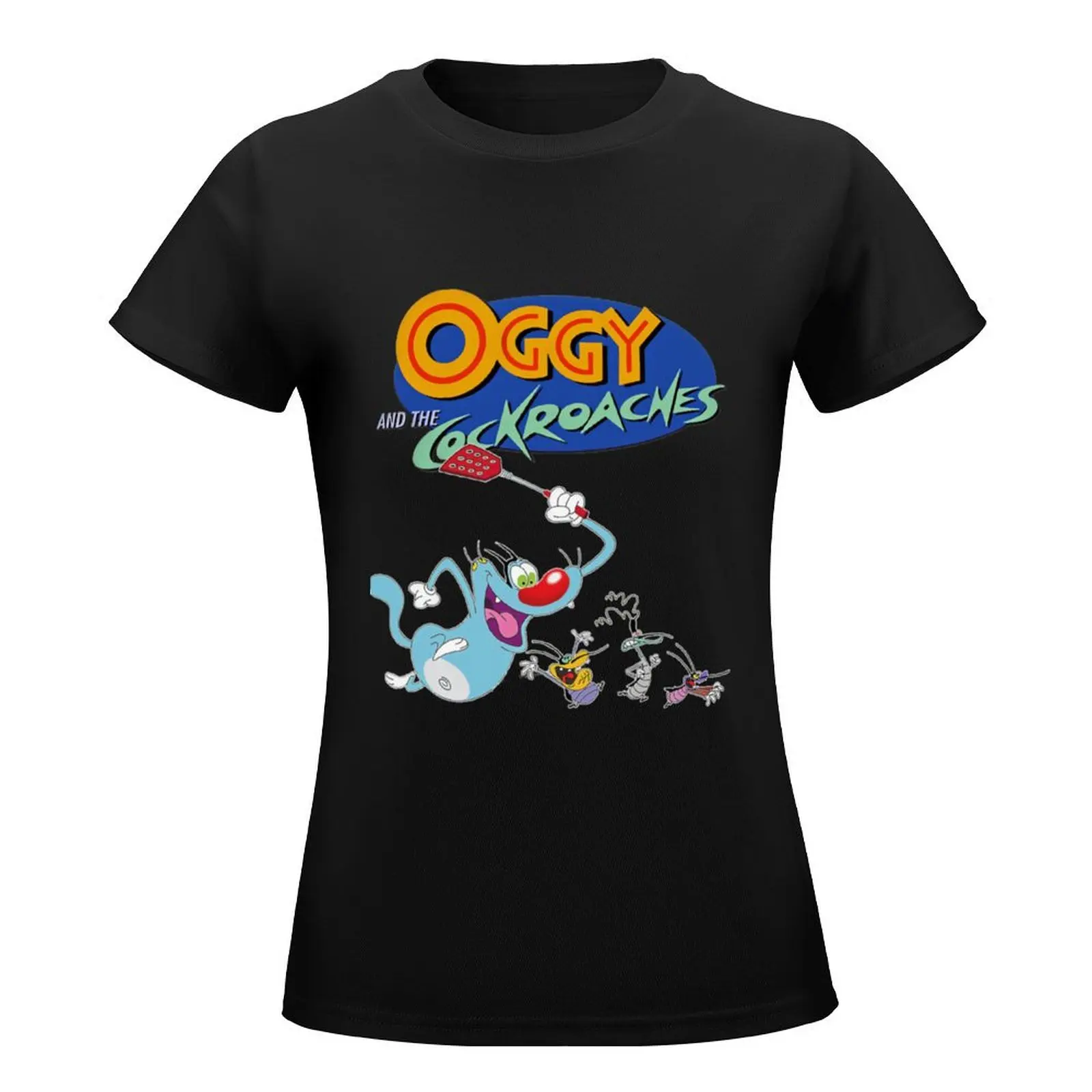 Oggy And The Cockroaches (72) T-Shirt Blouse Female clothing hippie clothes western t-shirt dress for Women