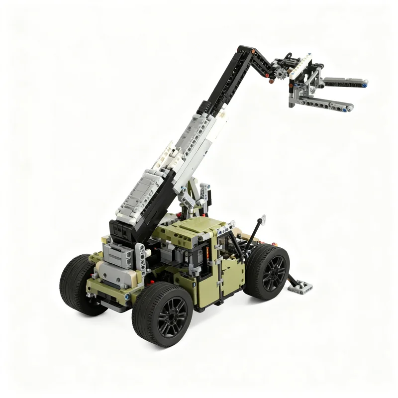 2571pcs MOC Telehandler Model Building blocks toy Architecture Christmas gifts idea Education Birthday creative Assemble DIY