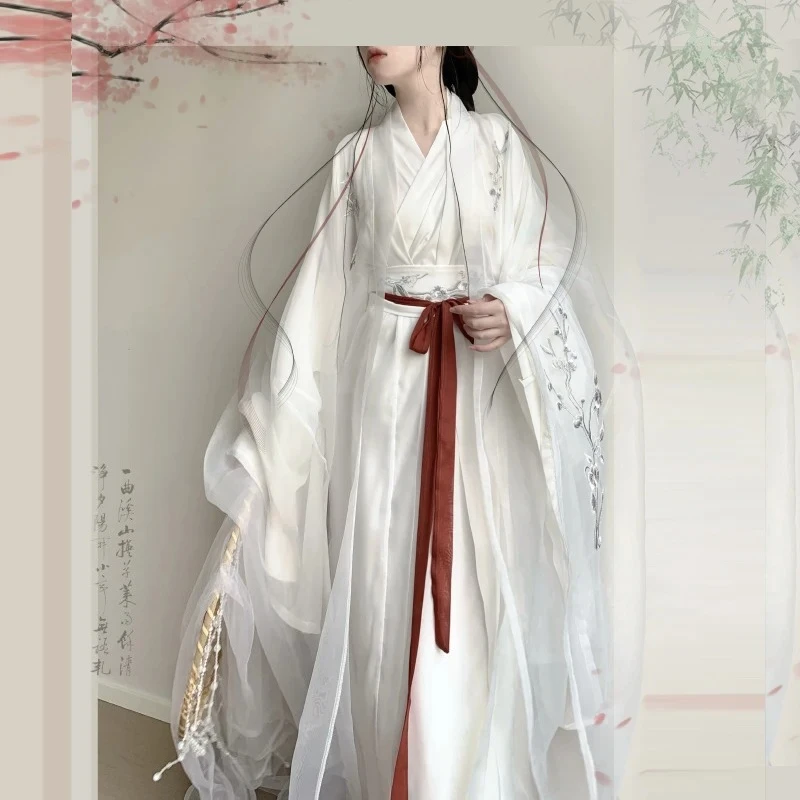 Chinese Traditional Dress for Women Clothing Fairy Hanfu Folk Dress Elegant Ancient Princess Party Outfit Hanfu Dance Costumes