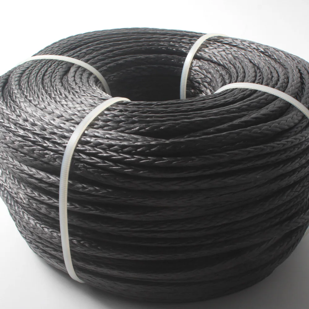 3.5mm 160feet/50M 12 Strands UHMWPE Hollow Braid Paraglider Winch Rope