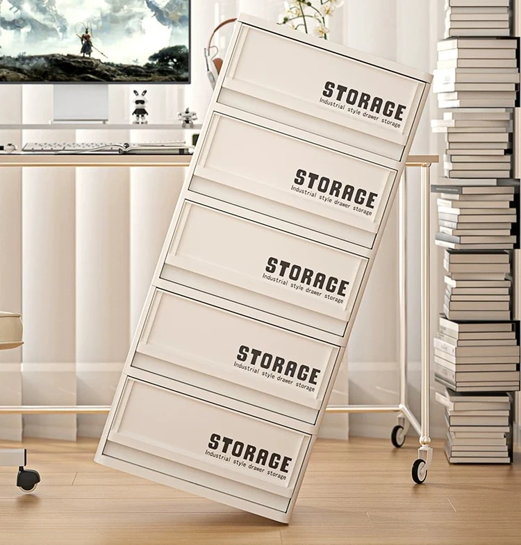 SCY Under-Desk File Cabinet Removable Drawer Storage Cabinet Installation-free Office File Locker