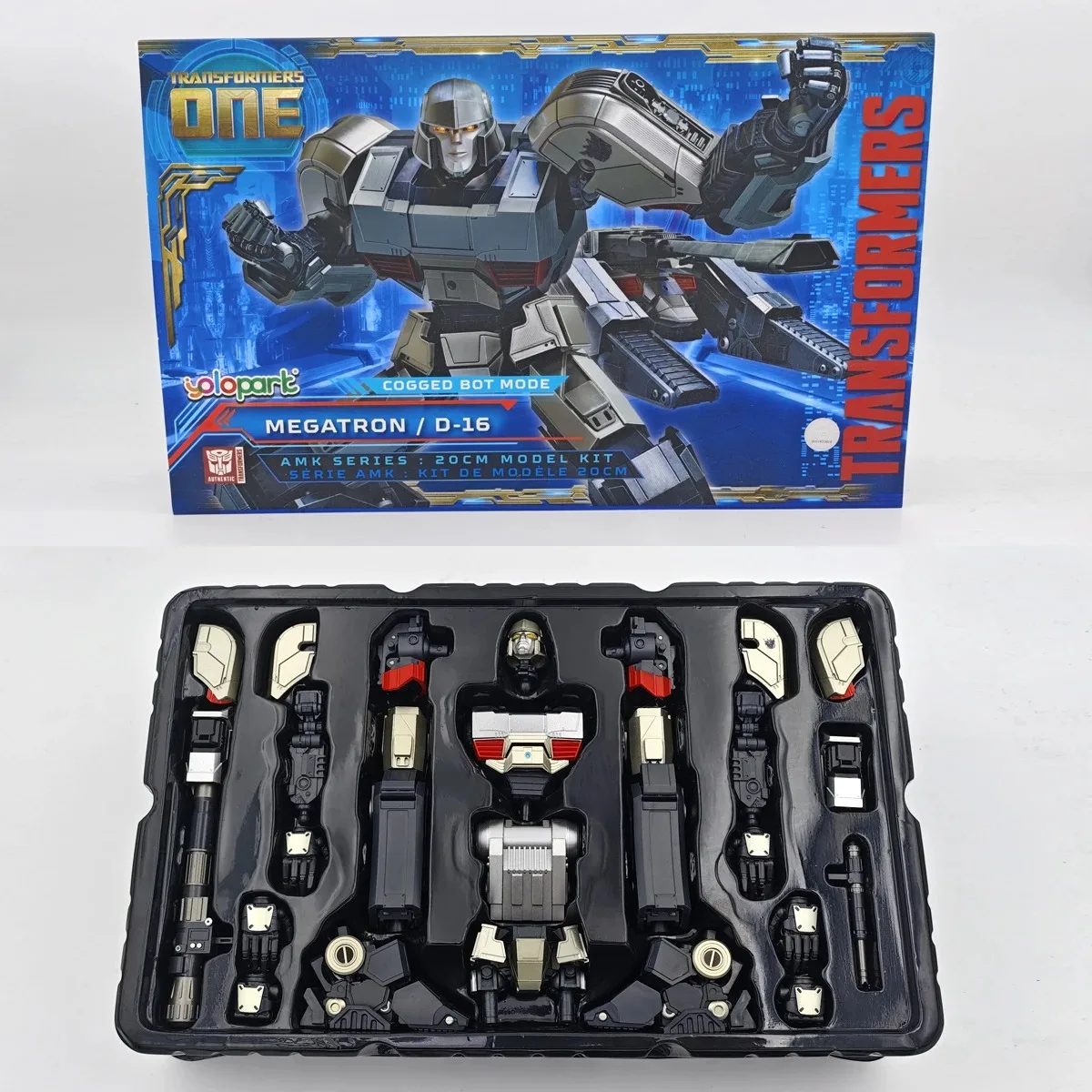 YOLOPARK Transformers One Megatron Spielzeug D-16 Zębaty tryb 20CM Zestaw modeli Zabawki Figurka akcji Blokees Jouets Prezenty dla dzieci