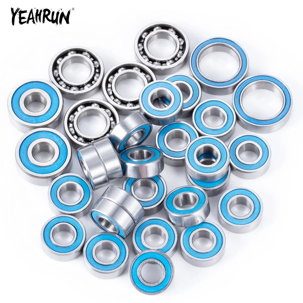 

YEAHRUN 30pcs Sealed Bearing Kit for Axial SCX10 PRO 1/10 RC Car Ball Bearings Upgrade Parts Accessories