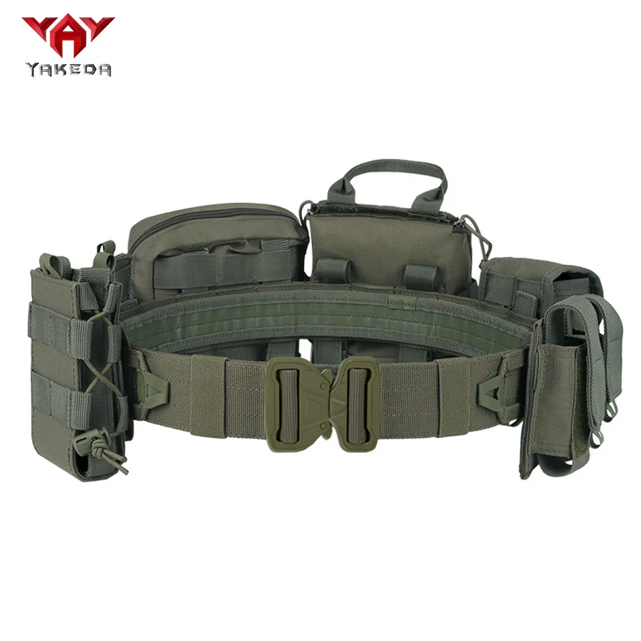 NONE YAKEDA Trainingsgürtel Outdoor Patrol achtteiliges Set, abnehmbarer und verstellbarer Trainingsgürtel 5