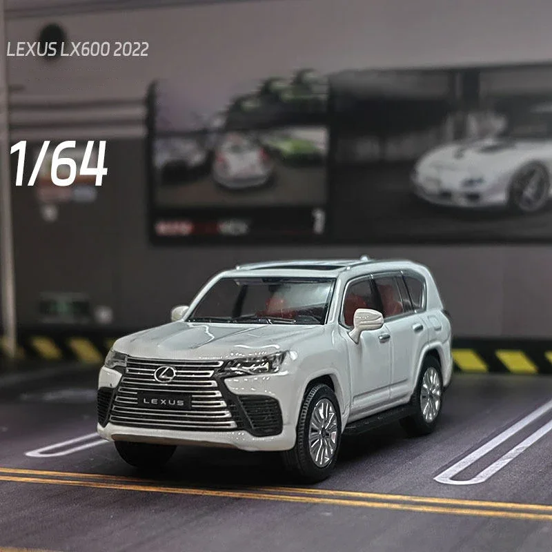 1:64 FOR LEXUS LX600 SUV Alloy Car Diecasts & Toy Vehicles Car Model Miniature Scale Model Car