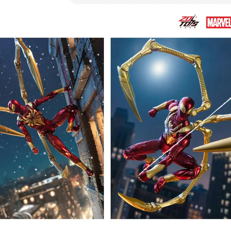 ZD Toys Spider-Man Brandneuer Day Miles Morales Spider-Man Scarlet Spider Hobie Brown ‌ Eisen-Spinnen ‌ Actionfiguren Spielzeugmodell Geschenk – Detail 10