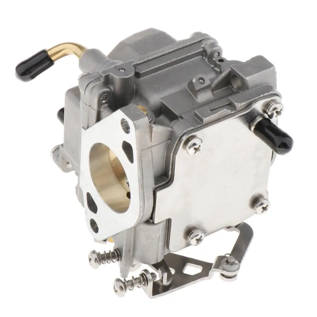 

Boat Outboard Engine Carburetor Silver Aluminum Carb Assembly for Mariner 15hp 20hp Marine Motors