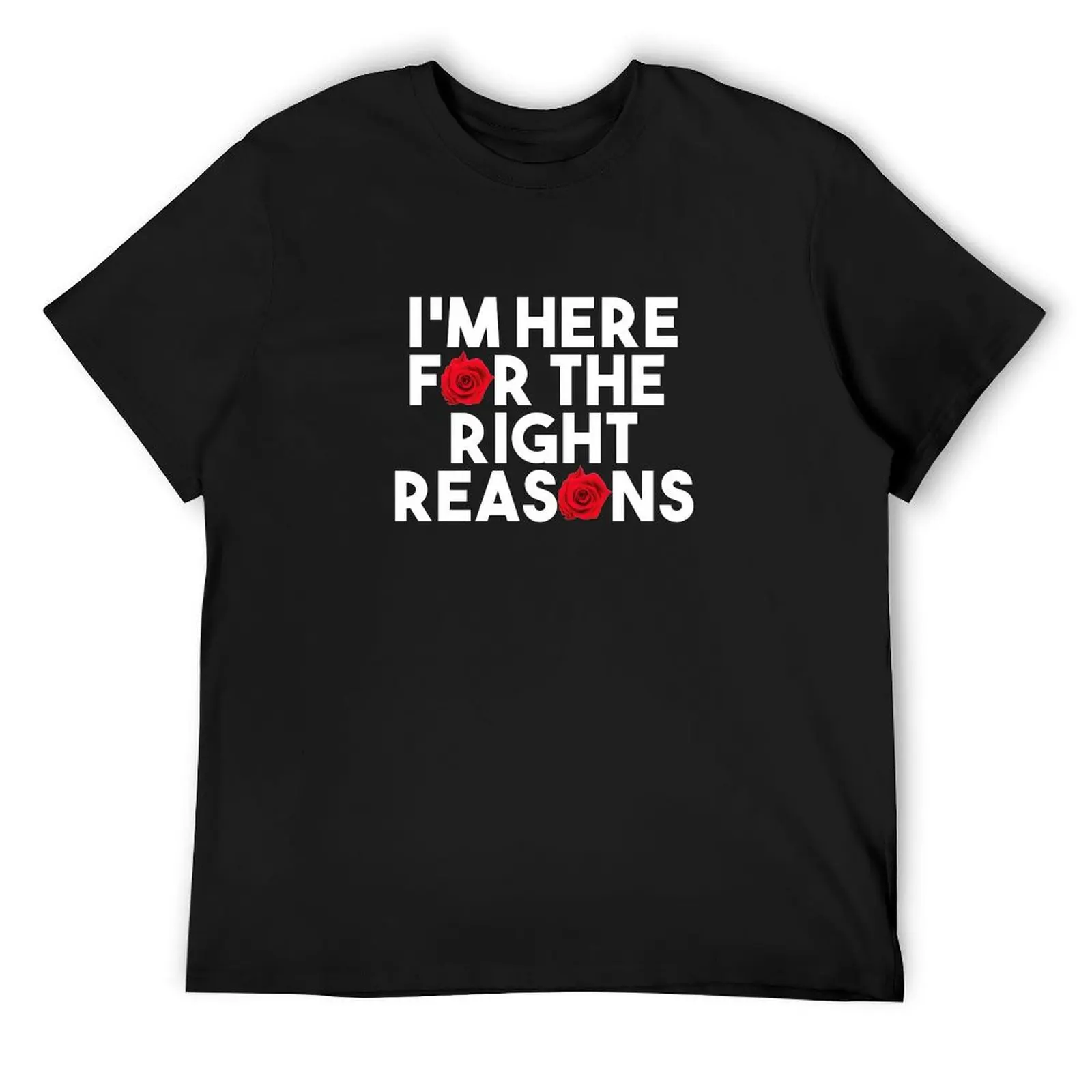 I'm Here For the Right Reasons Bachelorette T-Shirt for a boy graphic tee shirt vintage graphic tee street wear t shirts for men