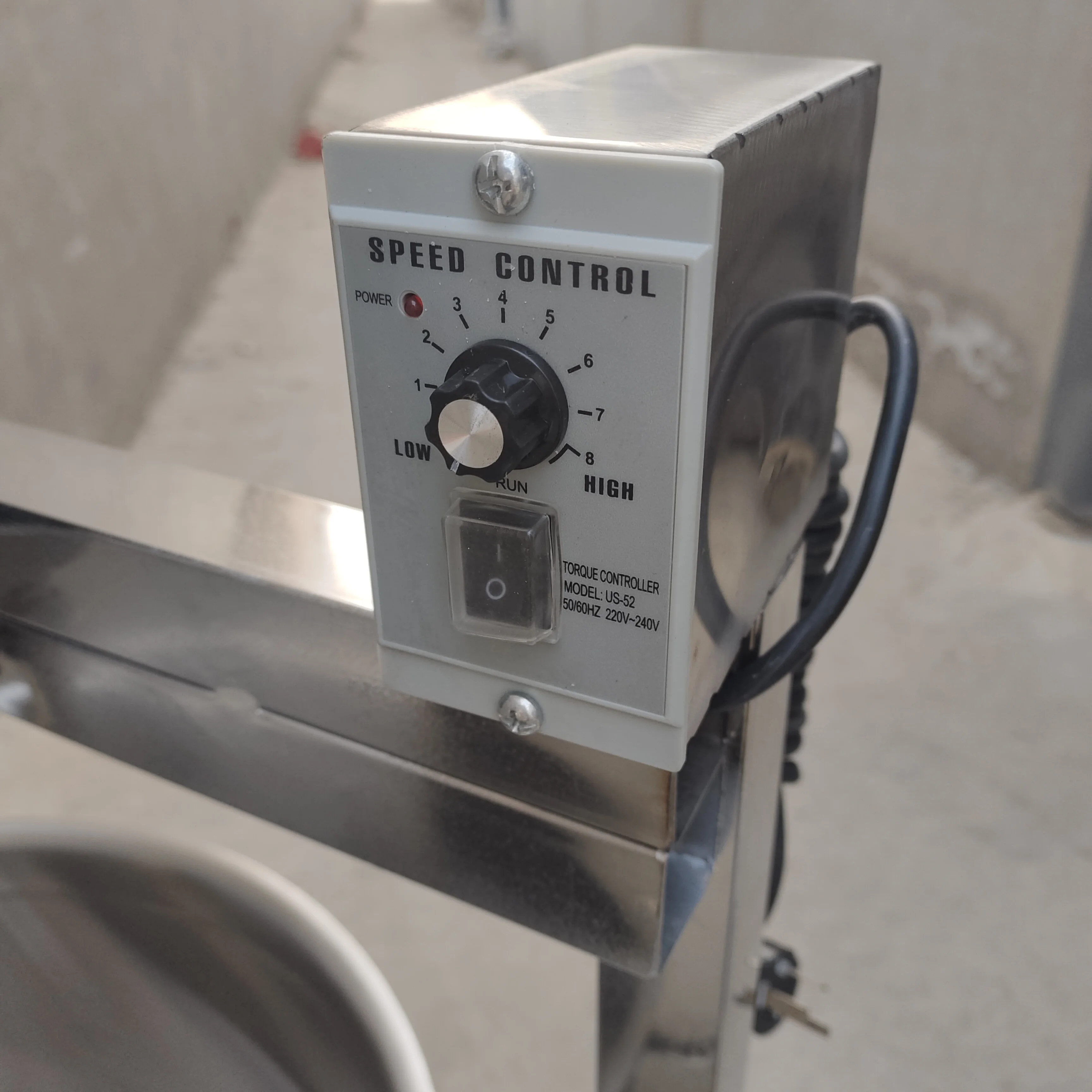 หม้ออาหาร mesin mikser ทำอาหารระบบแก๊สไฟฟ้าอัตโนมัติสำหรับอุตสาหกรรม