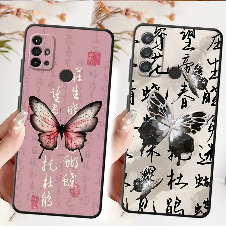 حافظة لهاتف Moto S30 Pro X30 Pro Edge 20 30 بتصميم فراشة #6