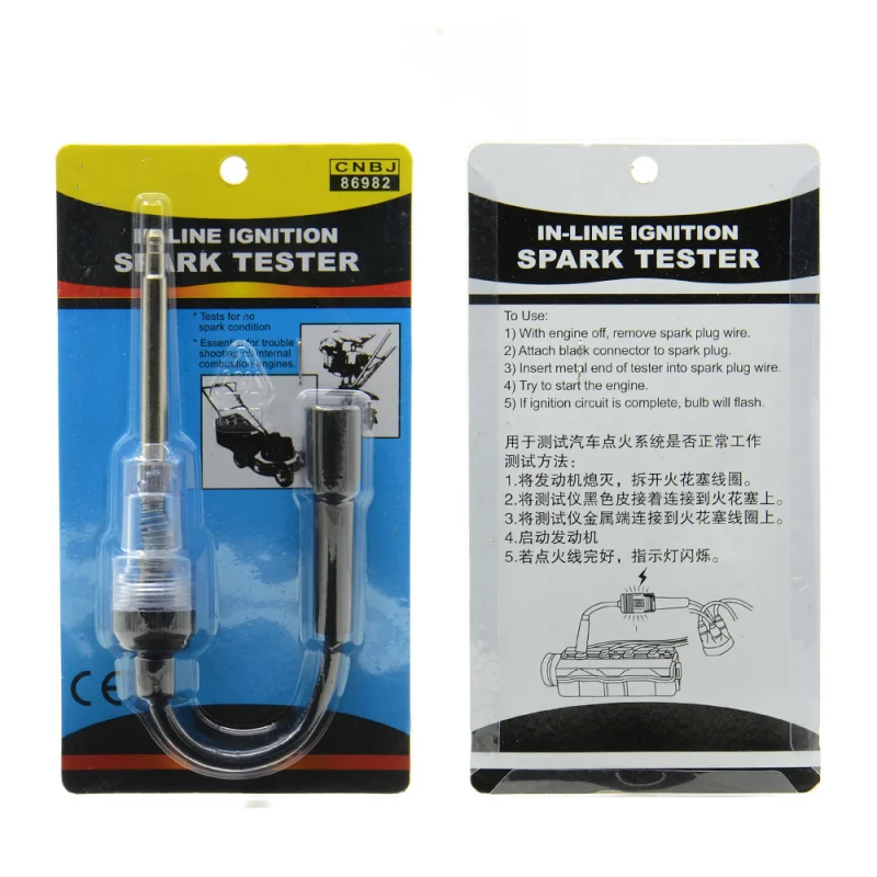 Automotive Ignition System Coil Tester In-line Ignition Spark Plug Tester Ignition Detector  Auto Diagnostic Test Tool