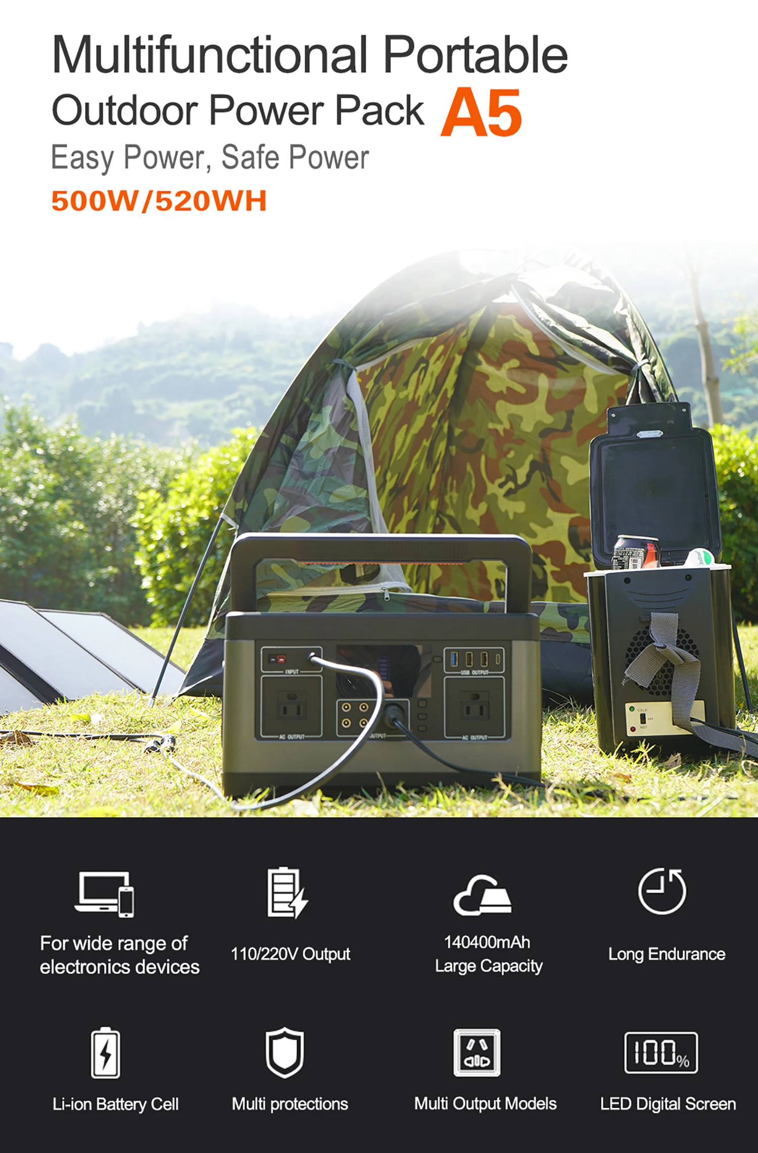 Stazione di Alimentazione Sola - Portable Power Station 500W recensione e prezzo