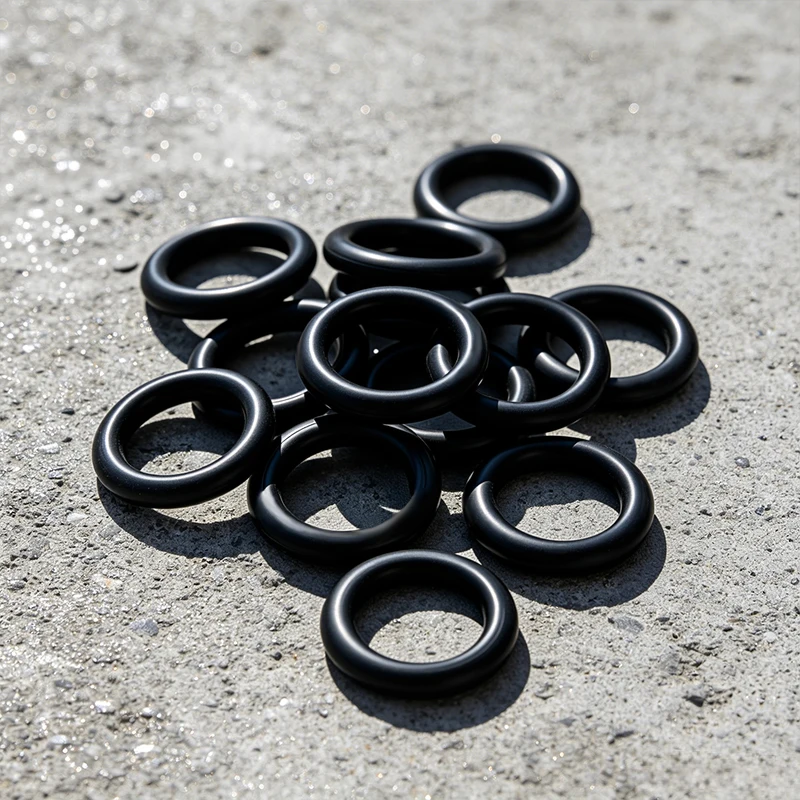 EPDM CS1/1.2/1.5/1.9mm OD4-50mm Black Rubber Screw Gasket Sealing Ring Waterproof Washer Rubber Sheet Rubber Ring