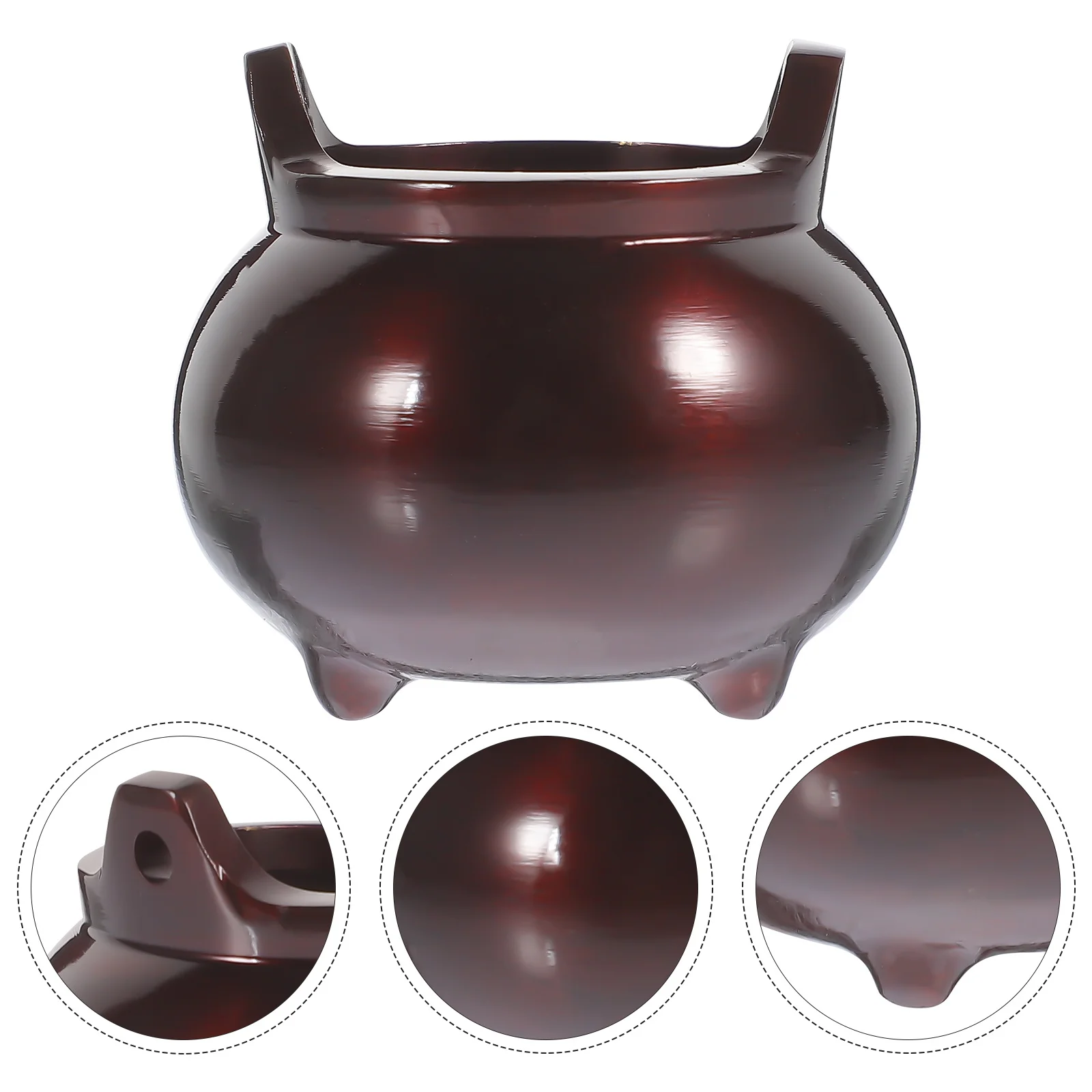 

1Set Brass Incense Burner Holder Retro Style Aroma Censer Incense Stick Tray Home Decoration Gift Stick Censer