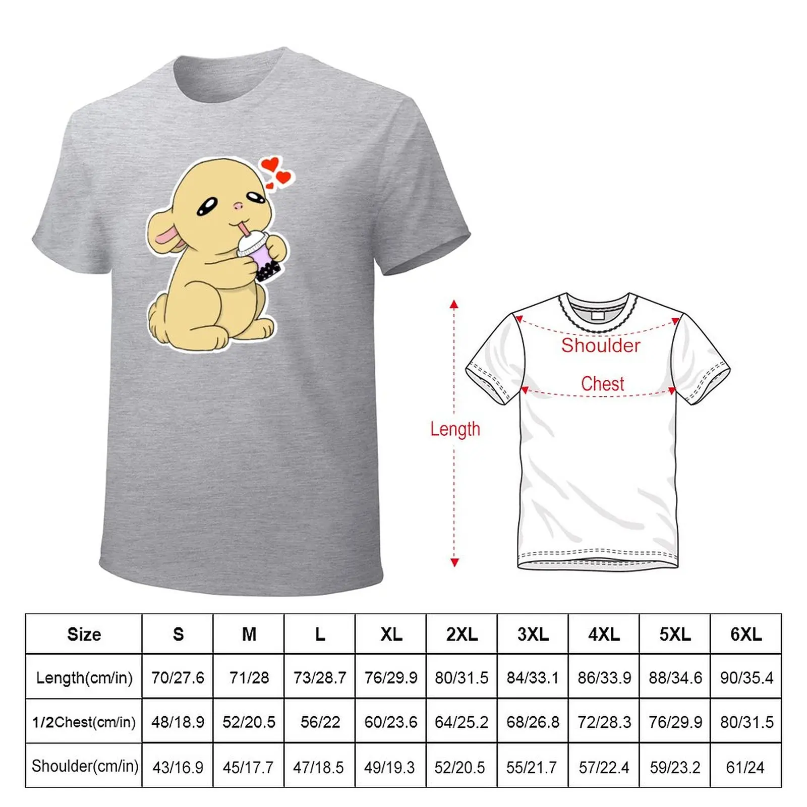 Bunny Boba T-Shirt vintage boys whites sweat shirts, men