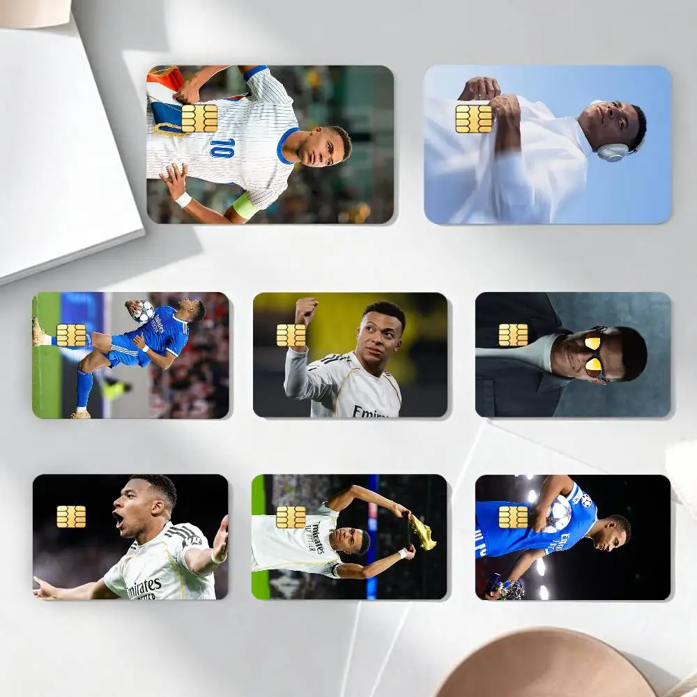 

K-kylian-N M-mbappe-E S-Star-E Credit Card HD Stickers Game Card Decal Card Matte Film Skin Small Chip Waterproof Sticker