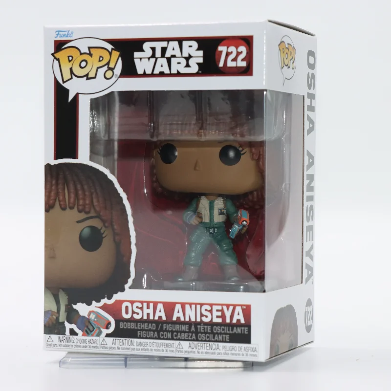 

Оригинальный Funko Pop Star Wars Osha Aniseya # ЦИмир # Фигурка 7233, коллекция Q Edition, модель куклы, игрушка для детей