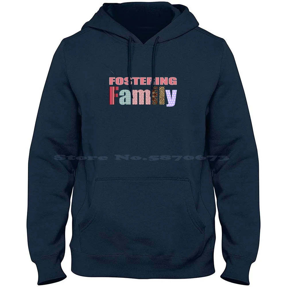 Fostering Family 100% Pure Cotton Hoodie Tshirt Every Child Deserves A Family Because Every Child Foster Love Foster Hope We