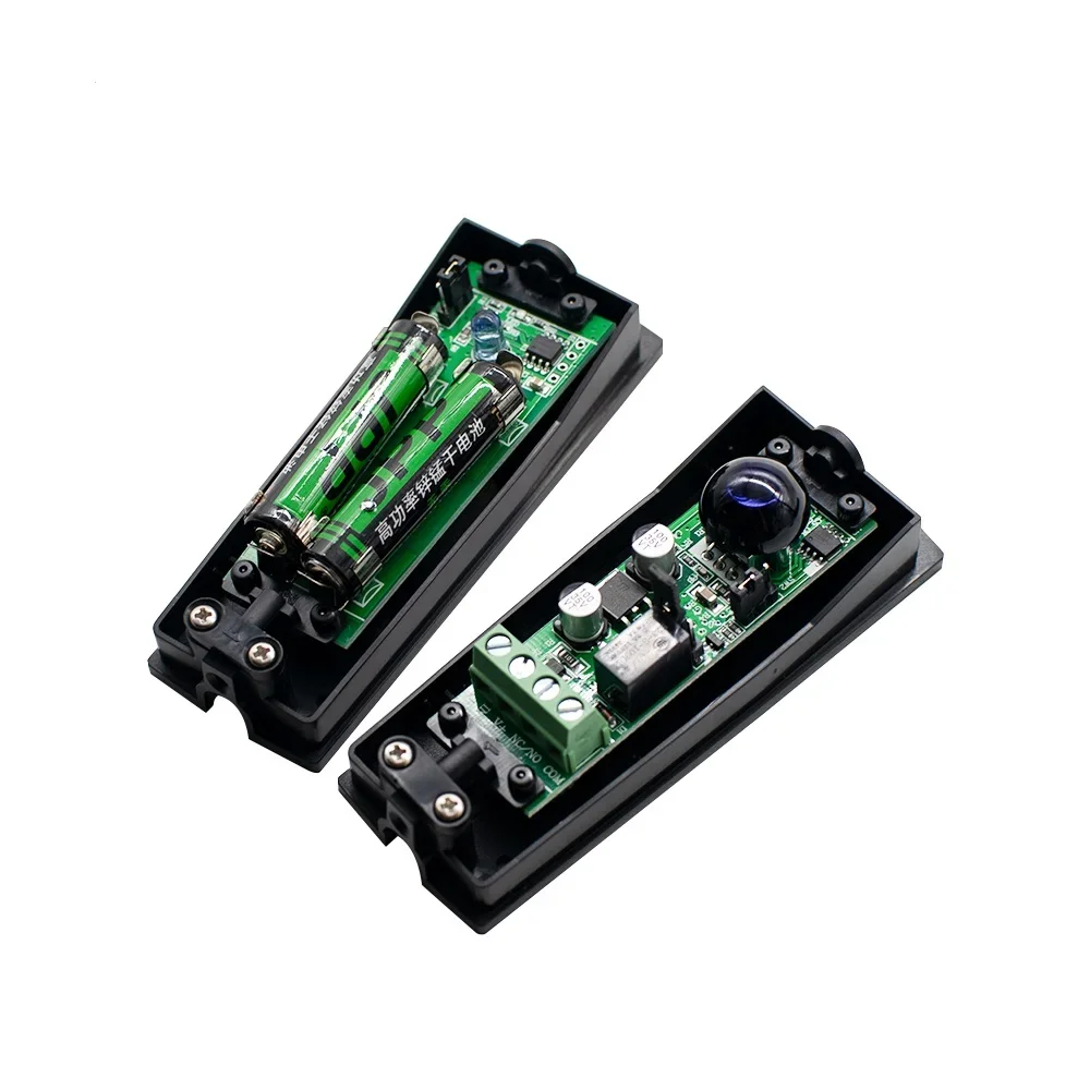 12-24V DC Photocell Infrared Sensor Detector For Automatic Gate Door Outdoor Photo Eye Safty Beam Opener Garage Sliding Battery