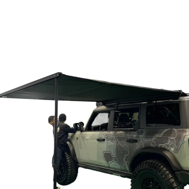 

Aluminum Shell Retractable Roof Side Awning 4x4 4WD Camper Awning