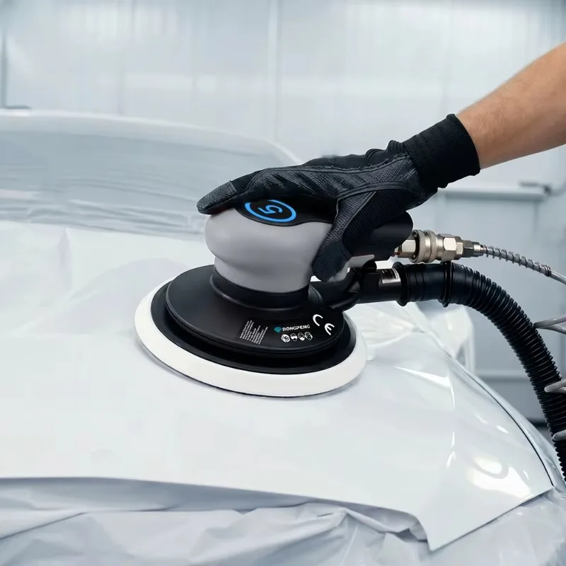 A313 NEW Air Random Orbital Sander Central/Self Vacuum Pneumatic Da Sanders 10,000 PRM Palm Sander for Car Sanding