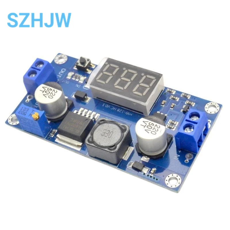 XL6009 DC-DC Boost Step Up Module Converter Digital Voltmeter Display Voltage Meter 4A Output 4.5-32V to 5-55V