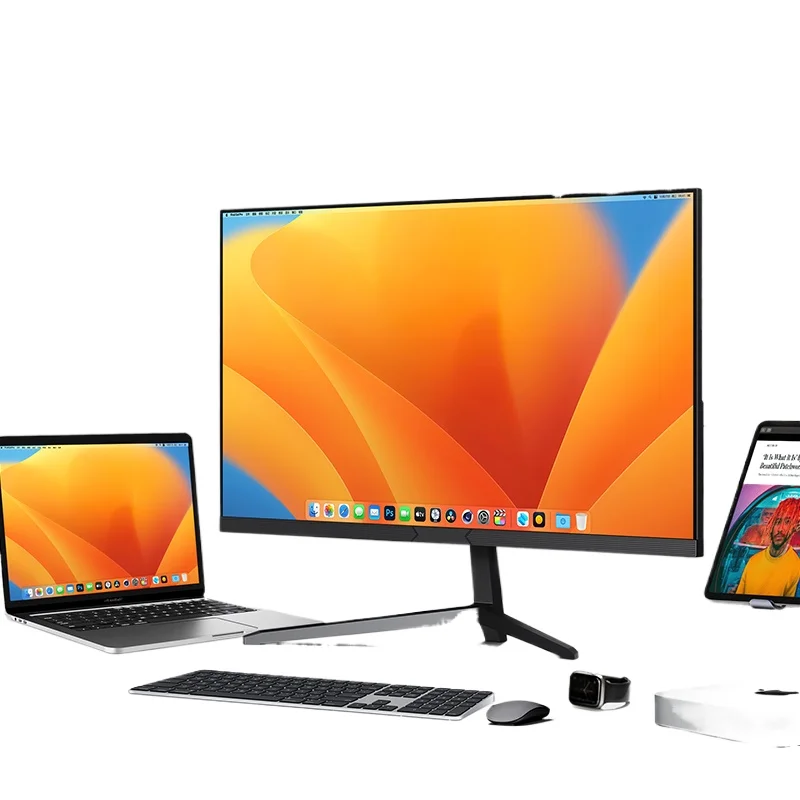 

4K monitor 27 inch high definition IPS design photography office borderless desktop computer typec external screen