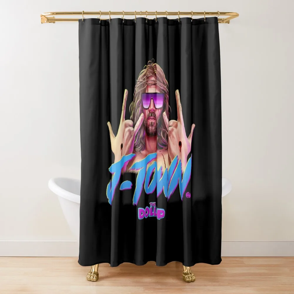 

DOLLOP: J-TOWN Shower Curtain Shower Bathroom Cover Bathroom Fabric Waterproof Fabric Shower Curtain