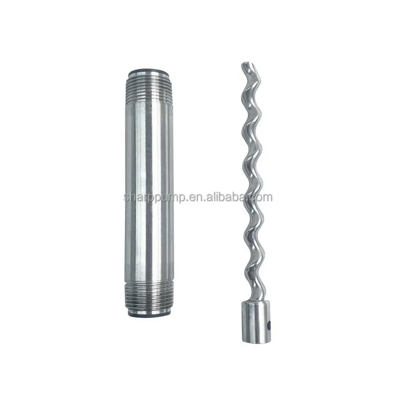 Allweiler type single progressing cavity screw PCP pump parts 0.8.3 spare parts rotor stator coupling rod shaft